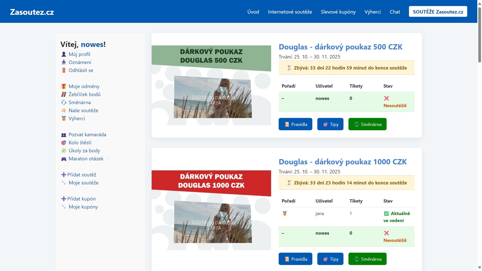 Ukázka webové stránky