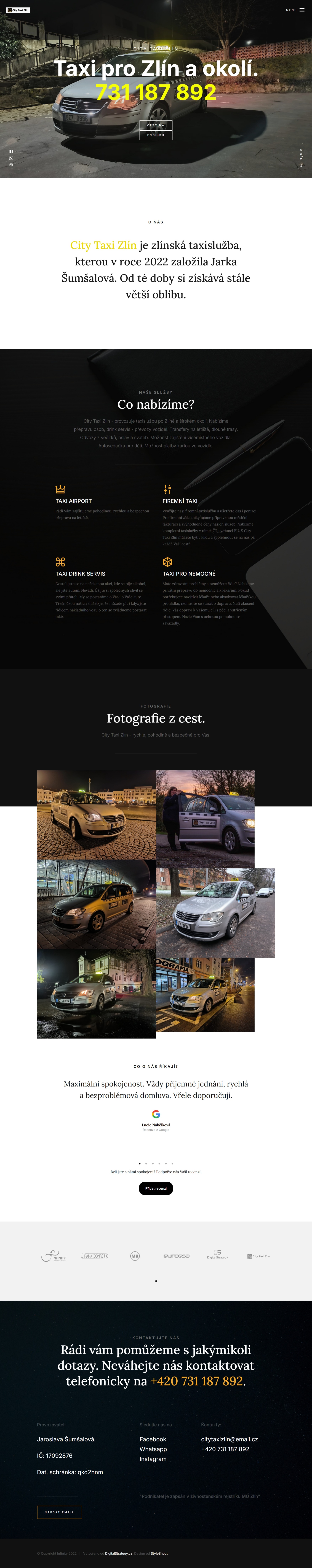 Nový web Citytaxizlin.cz