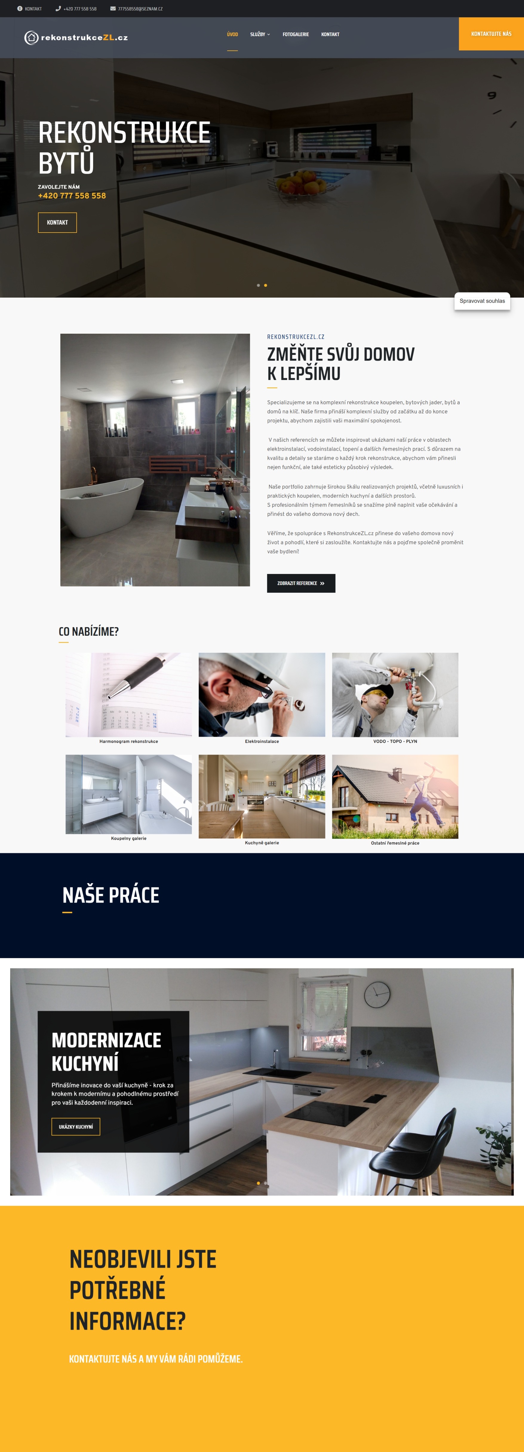 Nový web RekonstrukceZL.cz